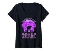 Femme Citation du mois de la sensibilisation à l'adoption des T-Shirt avec Col en V