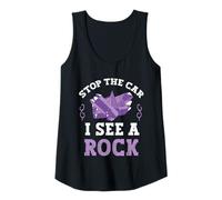 Femme Citation humoristique « Stop The Car I See A Rock Cool Rocks Lovers » Débardeur