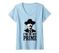 Femme Citation Wild West Gunslinger - I'm in My Prime T-Shirt avec Col en V