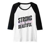 Femme Citations drôles de fille motivantes fortes et belles Manche Raglan
