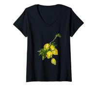 Femme Citrons 2021 Plus 3 Mumzy Maria Uberstein T-Shirt avec Col en V