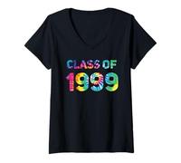 Femme Classe de 1999 : remise de diplôme T-Shirt avec Col en V