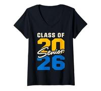 Femme Classe de Volleyball Senior 2026 The Final Set de Volleyball de 2026 T-Shirt avec Col en V