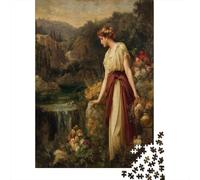 Femme Classique dans Un Paysage arcadien 70x50cm/1000pcs Puzzle pour Adultes -,Jouet De DIY