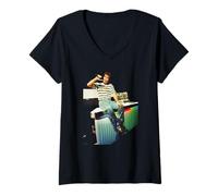 Femme Cliff Richard : All I Have to Do is Dream The Hit List Tour T-Shirt avec Col en V