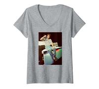 Femme Cliff Richard : The Hit List Tour, All I Have to Do is Dream T-Shirt avec Col en V