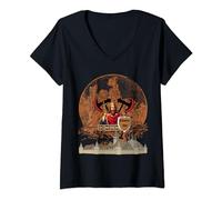 Femme Clovis Ier T-Shirt avec Col en V