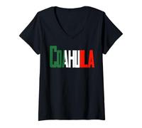 Femme Coahuila México T-Shirt avec Col en V