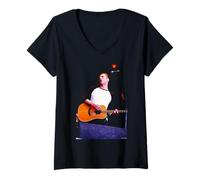 Femme Coldplay Live Chris Martin X&Y Fix You par Andy Willsher T-Shirt avec Col en V