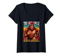 Femme Collations mythiques légendaires The Cool Oncle T-Shirt avec Col en V