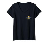 Femme Collection 60e Anniversaire du Carnaval de Notting Hill T-Shirt avec Col en V