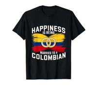 Femme colombienne, mariée à Un colombien T-Shirt