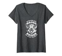 Femme COLONIE DE Chauves-Souris DE Waugh Bridge, Houston, Texas Design T-Shirt avec Col en V
