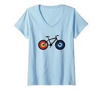 Femme Colorado MTB Enthusiast - Ride Mountain Bike Gear Inspiré T-Shirt avec Col en V