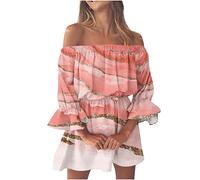 Femme Combishorts éTé sans Bretelles Bandeau Combi-Short Mode Fleurie Imprimée Combinaison Taille Haute Playsuit Rompers D'été Grande Taille Casual Pantalons Courts