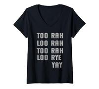 Femme Come on Midnight Runners des chansons Pop Britanniques T-Shirt avec Col en V