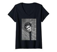 Femme Comédie Acteur Rik Mayall Bottom The Young Ones Drop Dead Fred T-Shirt avec Col en V
