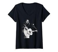 Femme Comédie Musicien Billy Connolly Cambridge Folk Fest 1978 T-Shirt avec Col en V