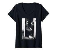 Femme Comédien Norman Wisdom As Milkman in London 1972 T-Shirt avec Col en V