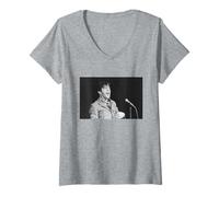 Femme Comédien Norman Wisdom in The Spring Show 1972 T-Shirt avec Col en V