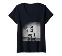 Femme Comédien Norman Wisdom in The Spring Show Singer 1972 T-Shirt avec Col en V