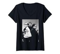 Femme Comédiens : Spike Milligan, Peter Sellers, Harry Secombe T-Shirt avec Col en V