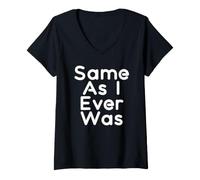 Femme comme Je l'ai Toujours été T-Shirt avec Col en V