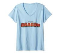 Femme Comment entraîner Votre Dragon : Une Aventure palpitante dans Le Film 2025 T-Shirt avec Col en V