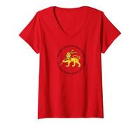 Femme Comment Vous êtes Fort T-Shirt avec Col en V