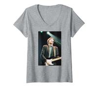 Femme Concert en Direct du Eric Clapton Brighton Center T-Shirt avec Col en V