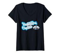 Femme Concert estival de Yacht Rock Captain, fan de Smooth Light Jazz Rock T-Shirt avec Col en V