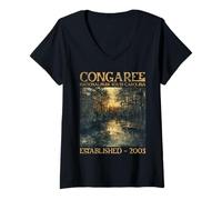 Femme Congaree National Park | South Carolina T-Shirt avec Col en V