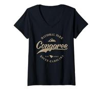Femme Congaree National Park | South Carolina T-Shirt avec Col en V