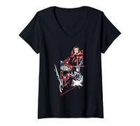 Femme Connor MacLeod, épéiste immortel du Highlander T-Shirt avec Col en V