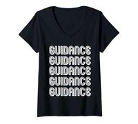 Femme Conseils d'utilisation : T-Shirt avec Col en V