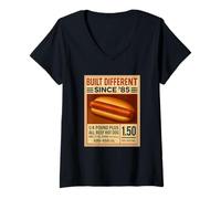 Femme Construit différent vintage j'ai obtenu ce chien en moi T-Shirt avec Col en V