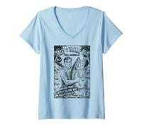 Femme Contes comiques drôles de Papa pêcheur de The Tackle Box Fisherman T-Shirt avec Col en V
