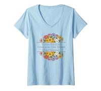 Femme Conversations Classiques Homeschool But de l'éducation T-Shirt avec Col en V