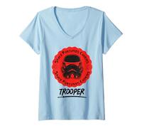 Femme Cookies Stormtrooper Space Fortune Originaux T-Shirt avec Col en V