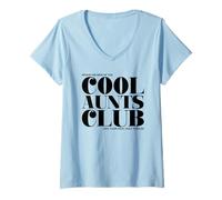 Femme Cool Aunts Club (Déclaration d'amour drôle Entre tantes) T-Shirt avec Col en V