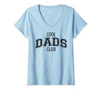 Femme Cool Dads Club Dad Father Parent Squad T-Shirt avec Col en V