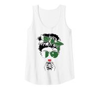 Femme Cool Pakistanais Coffee Mama Mom Girl Aunt Pakistan Flag Print Débardeur
