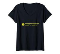 Femme Coordonnées de Saint-Jean-Pied-de-Port T-Shirt avec Col en V