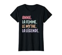 Femme Copine Humour Cadeau Personnalisé Prénom Annie T-Shirt