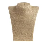 Femme corde Mannequin buste bijoux présentoir étagère support collier buste support(Khaki)