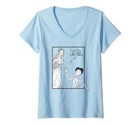 Femme Corpse Bride You May Kiss Halloween T-Shirt avec Col en V