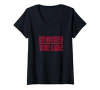 Femme Costume Cool Crossed The Line T-Shirt avec Col en V