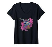 Femme Costume d'aventures Cool avec ce Cowboy de l'espace T-Shirt avec Col en V