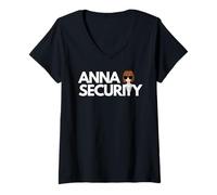 Femme Costume d'halloween Anna Security pour Mini Fashionistas T-Shirt avec Col en V