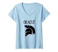 Femme Costume d'Oracle/Simple, Dieu Grec, entraînement Oracle T-Shirt avec Col en V